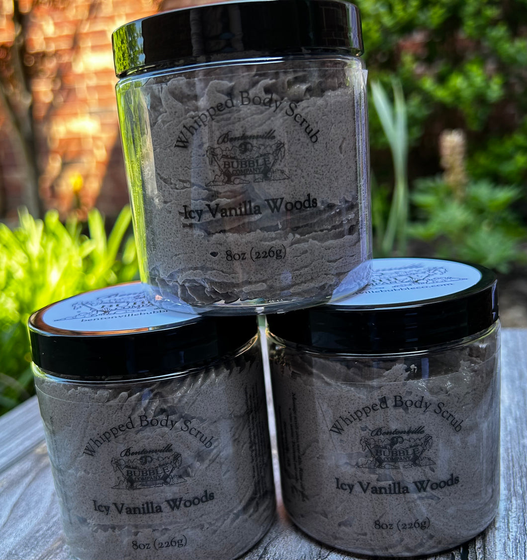 Icy Vanilla Woods Whipped Body Scrub